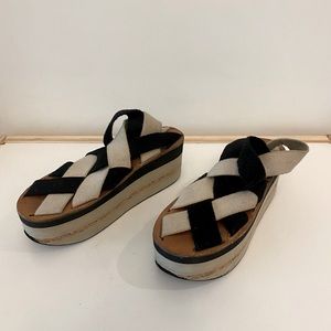 ARIELLE DE PINTO /LVMM TAPE SANDALS W/38
